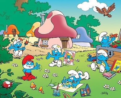 How did the smurfs come to be discount