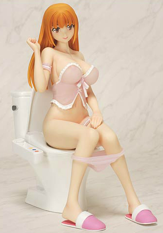 Vintage Porn Japanese Figurenes - Super Terrific Japanese Thing: Clothes-Optional Anime Figurine on a Toilet  | The Robot's Voice