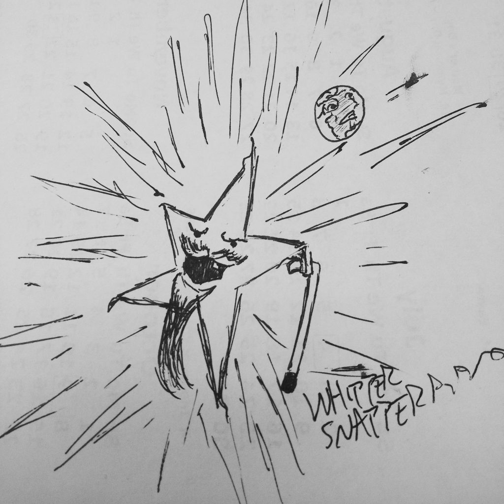 inktober 2018 Day8 – Geriatric Supernova – Star