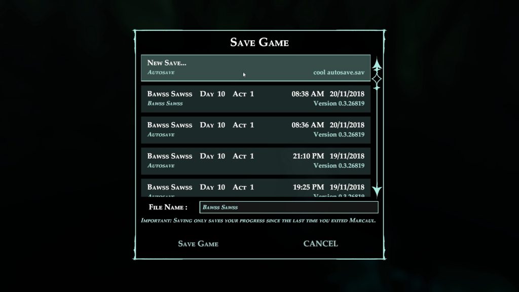 savegame