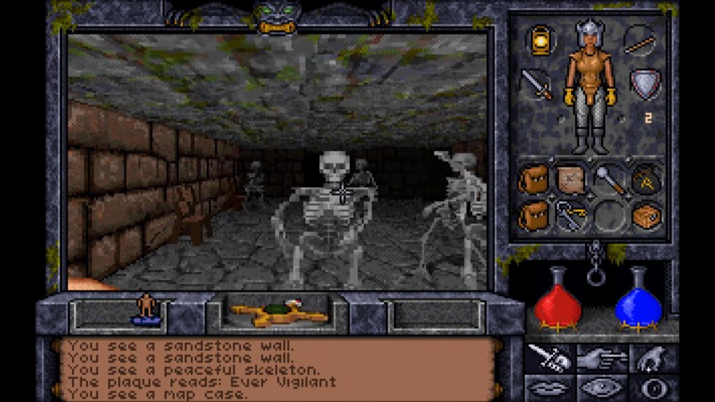ultima underworld II uuw2 skeleton swarm